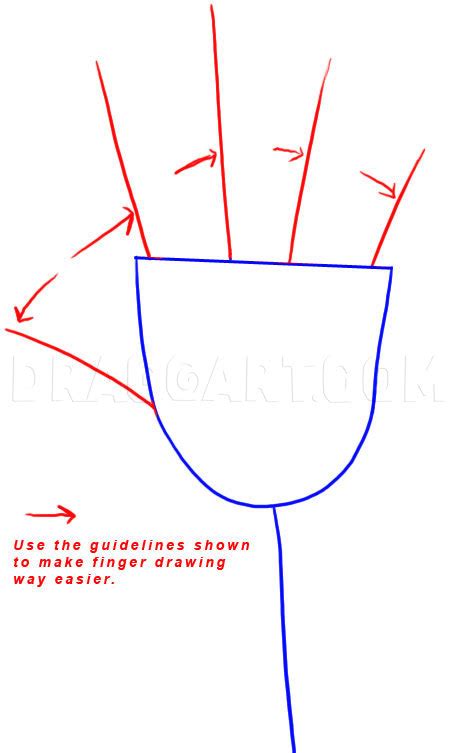 How To Draw Anime Fingers Step By Step To Correctly Depict An Open