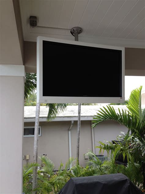 Check out our outdoor tv mount selection for the very best in unique or custom, handmade pieces from our tv stands & media centers shops. Pin by Dean McGowan on Good Sounds | Backyard patio, Patio ...