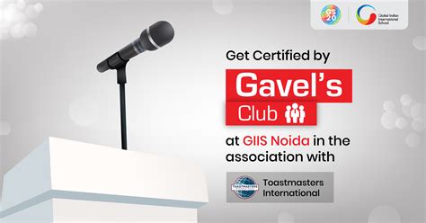 Giis Noida Launches Gavels Club In Association With Toastmasters