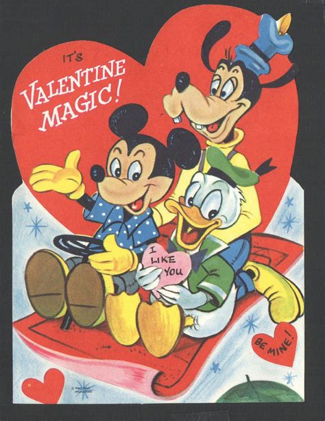 Valentine Magic Disney Valentines Vintage Valentine Cards