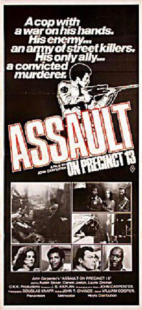Assault On Precinct 13 1976 Australian Daybill Poster Posteritati