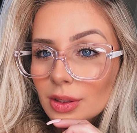 Blond Womens Glasses Frames Fashion Eye Glasses Modesty Fashion