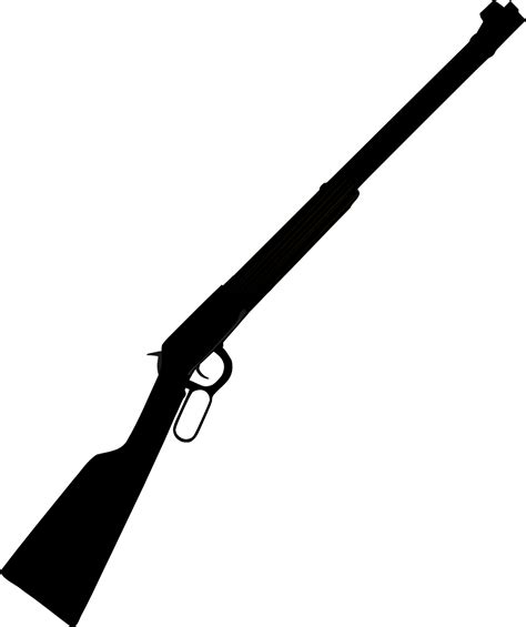 Firearm Clip Long Gun Rifle Clipart Png Download Full Size