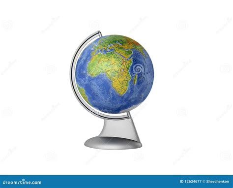 Sphere Globe Stock Image Image Of Object Isolated Earth 12634677