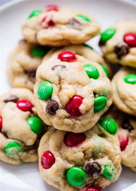 I have gotten the best results when i place the dough on a parchment. BEST M&M Christmas Cookies - I Heart Naptime