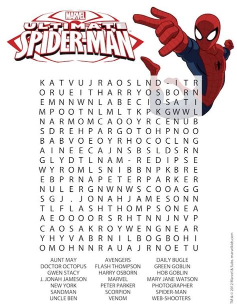 Superhero Word Search Printable Printable Word Searches