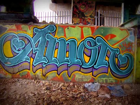 Palabra Te Amo En Graffiti Amor 3d Dibujar Como Exchrisnge