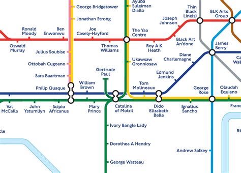 Londons Tube Map Redrawn To Honour Black History Month