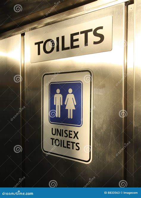Unisex Toilets Stock Image Image Of Female People Body 8833563