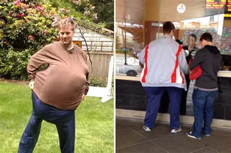 Video Two Men Sneak Into Cinema Dressed As One Fat Man Daily Star