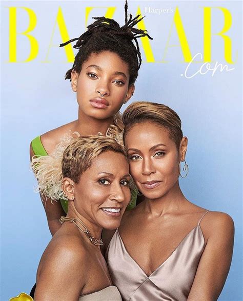Jada Pinkett Covers Harpers Bazaar With Daughter Willow Smith And Mom
