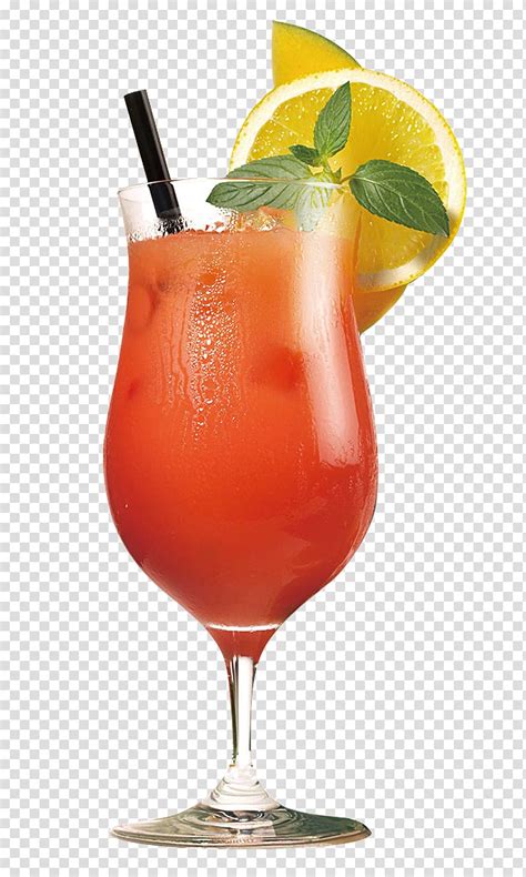 Cocktail Glass With Lemon Illustration Cocktail Orange Juice Sex On
