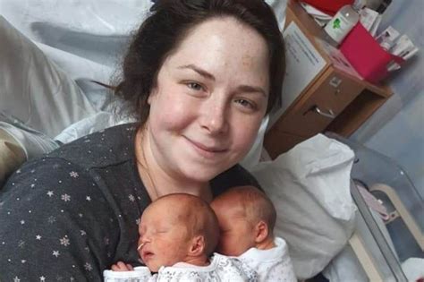 twins conceived 28 days apart as mum fell pregnant while already pregnant bristol live