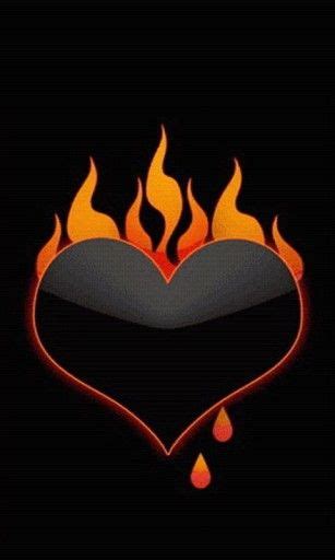 Flaming Heart Live Wallpaper For Android Heart Wallpaper