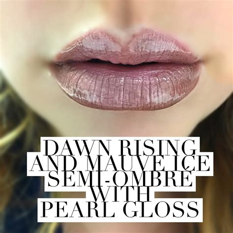 Dawn Rising And Mauve Ice Combination Lipsense Laurie Conway