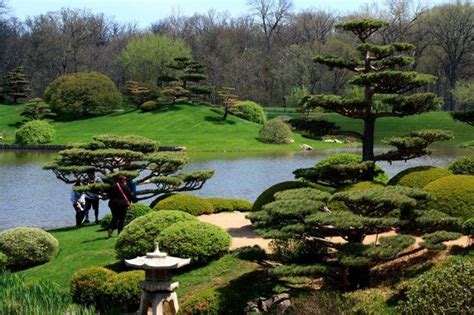 In the summer, a stroll around these scenic gardens is wonderul. Japanese Garden at the Chicago Botanic Gardens (Glencoe ...