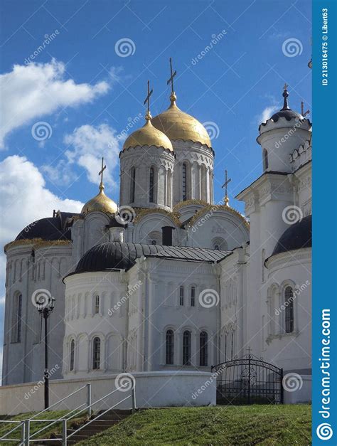 Golden Ring Vladimir Assumption Cathedral Stock Image Image Of