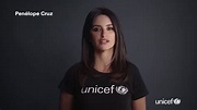 Penélope Cruz protagoniza la nueva campaña de UNICEF contra la ...