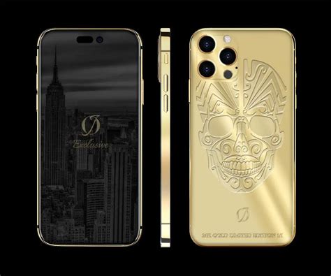 Custom Iphone 14 Pro Max 24k Gold Iphone Oj Exclusive