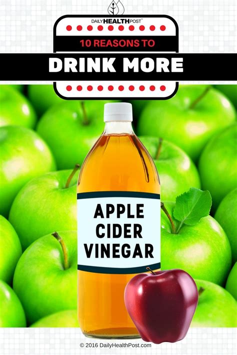 Drinking one to two tablespoons of apple cider vinegar before a meal may be beneficial for digestive health. 10 Reasons To Drink More Apple Cider Vinegar