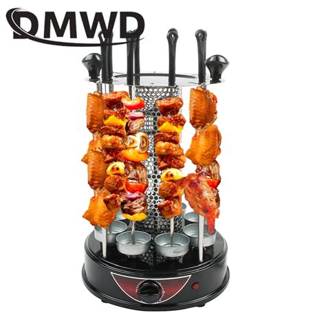 Dmwd Smokeless Automatic Rotary Electric Bbq Grill Oven Barbeque