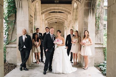 Bridal Party Chicago History Museum Wedding Chicago Wedding Florist