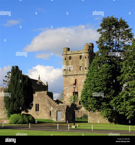 Hoddom Castle Annandale Dumfries And Galloway Scotland Uk Stock