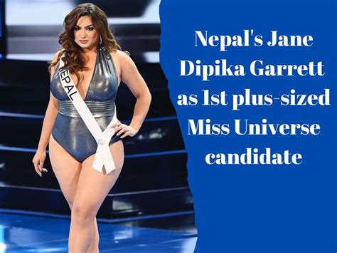 Beyond Beauty Norms Nepals Jane Dipika Garrett Makes History As 1st Plus Sized Miss Universe