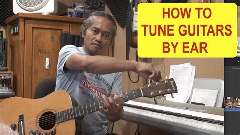 Guitar Lessons How To Tune Your Guitar By Ear Easy Youtube
