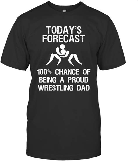 Wrestling Dad Shirt Funny Proud Wrestler Dad Forecast Amazonca Clothing And Accessories