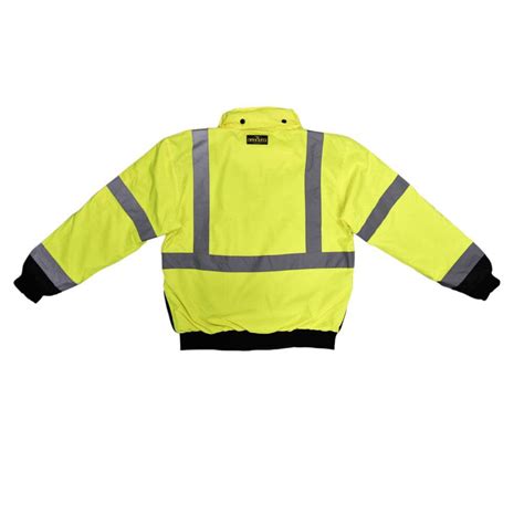 Radians Class 3 Two In One High Visibility Bomber Safety Jacket Green
