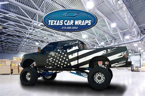 American Flag Truck Wrap