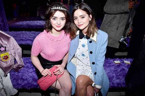 Maisie Williams And Jenna Coleman Rbritishcelebritybabes