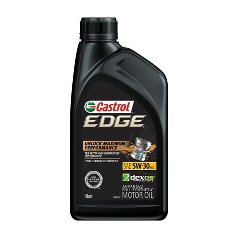 Castrol Edge 5w 30 Full Synthetic Engine Oil 1 Quart