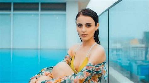 Radhika Madan Turns Up The Heat In Racy Yellow Bikini Check Out The Diva Slay With Her