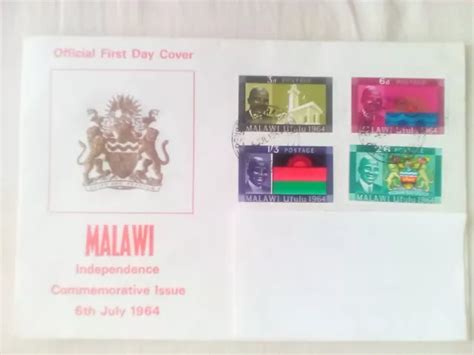 1964 Malawi Official First Day Cover Independence Commemorative Issue