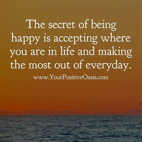 Secret Of Being Happy Quotes Shortquotescc