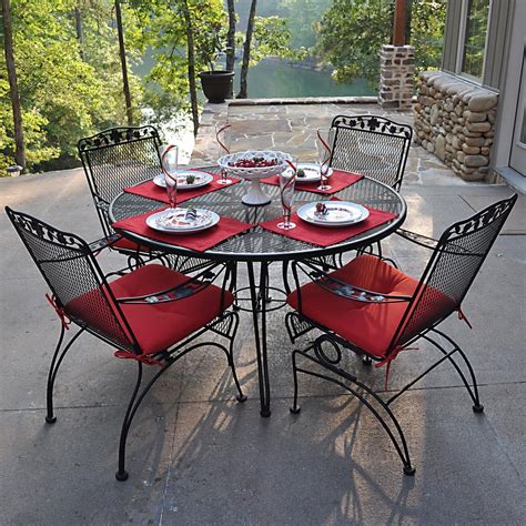 Outdoor wrought iron patio furniture sets from family leisure. Awesome Wrought Iron Patio Furniture | Iron patio ...