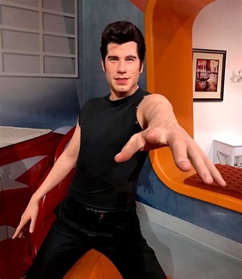 John Travolta No Museu Madame Tussauds Em Hollywood Los Angeles Danny