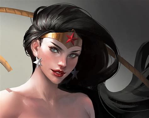 X Px P Free Download Wonder Woman Fanart Art Fantasy Luminos Girl Sakimichan
