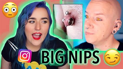 Stretched Nipple Piercings Why Positive Piercing Ig Reaction Pt5