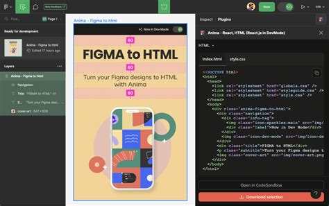 Figma To HTML How To Export A Figma Design Into HTML Anima Blog