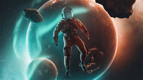 1920x1080 Astronaut Falling From Space To Earth Laptop Full Hd 1080p