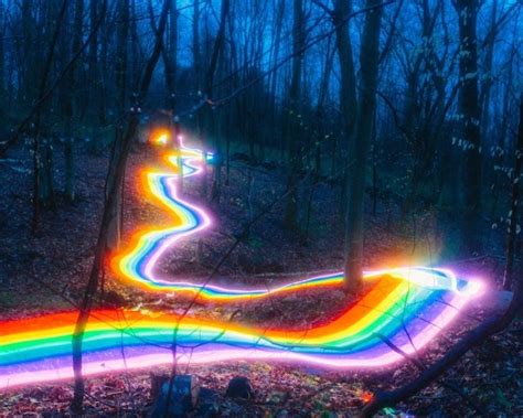 Rainbow Paths Illuminates Roads Into Mystical Landscapes