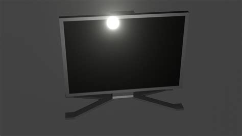 3d Asset Low Poly Computer Screen Cgtrader