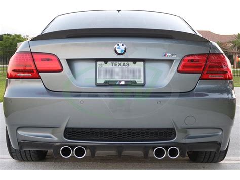 Chassis codes included are bmw e90 (sedan), bmw e91 (wagon, or touring), bmw e92 (coupe), and bmw e93 (convertible). BMW E92/E93 M3 Arkym Style Carbon Fiber Rear Diffuser