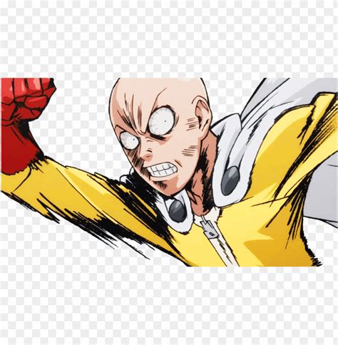 Free Download Hd Png Saitama Sticker One Punch Ma Png Image With