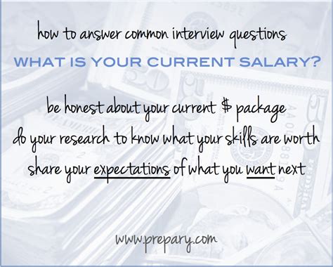 Potential answers for what are your salary requirements? Common interview questions: What is your current salary ...