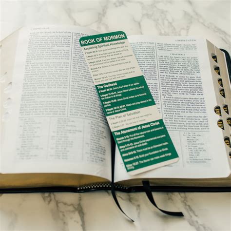 Book Of Mormon Scriptures Bookmark In Lds Bookmarks On