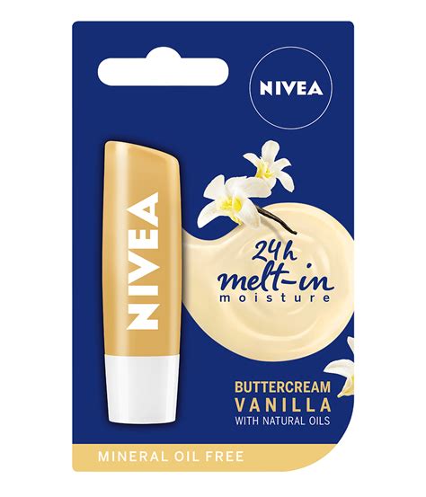 Nivea Vanilla Buttercream Pielęgnacyjna Pomadka Do Ust 48g Opinie I